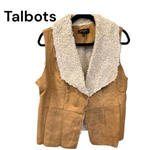 Talbots Faux Shearling Faux Suede Sherpa 
Faux Fur Talbots Women's Tan.